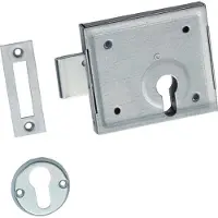 Nemef 99 Oplegslot | DM60mm | slotkast staal verzinkt 88x100mm | staal verzinkte nachtschoot | sluitplaat P 99/12 | DR 1+2+3+4 - 9009911600