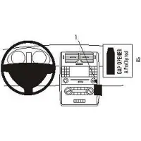 Brodit angled mount v. MB A-klasse 05-