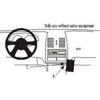 Brodit ProClip houder geschikt voor Volkswagen Lupo 1999-2005 Angled mount