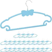 Relaxdays kinder kledinghangers - kleerhangers kinderen - kunststof - kinderhanger 25 stuk