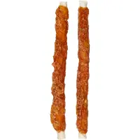 Voskes 20x Hondensnack Stick Met Kip 25 cm 2 stuks