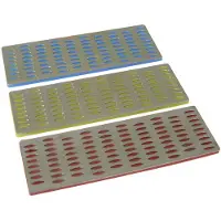 Silverline 3-delige diamant wetstenen set | 50 x 150 mm - 349756