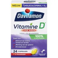 Davitamon 4x Vitamine D Vegan 1 Per Week 24 capsules