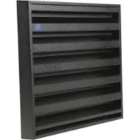 Renson opbouw muurrooster Aluminium 225x225mm Zwart