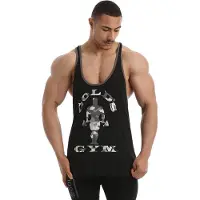 Gold's Gym Classic Camouflage Joe Stringer Vest zwart - XL