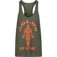 Gold's Gym GGVST003 MUSCLE JOE PREMIUM STRING VEST - LEGER - M