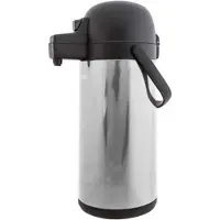 Thermos Pompthermos Alu 1,9l Met Drukknop