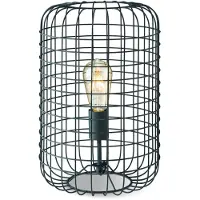Home Sweet Home tafellamp Netting 26 - zwart rooster metaal