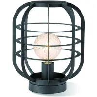 Home Sweet Home tafellamp Nero 25 - zwart industrieel metaal