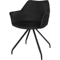 Riverdale Eetkamerstoel Ava zwart 82cm