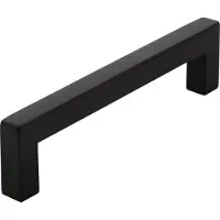 Intersteel Meubelgreep vierkant 140mm - mat zwart