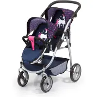 Reig Musicales Twin Walk Car Doll 73x63x46 Cm Paars Kinderen