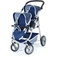 Reig Musicales Tweelingpoppenwagen 73x63x46 Cm