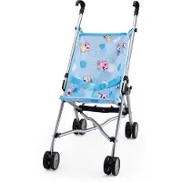 Bayer - Poppenbuggy - Blauw met koeien