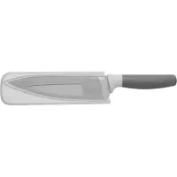 Berghoff Leo Line chefmes 19cm met beschermhoes grijs