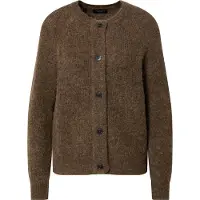 Selected Gebreid vest 'SLFLulu' bruin