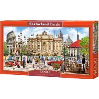 Castorland Splendor of Rome – Puzzel – 4.000 stukjes – Satijnen afwerking – Perfecte pasvorm – Europese kwaliteit