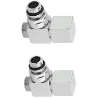 Sapho Cube aansluitset chroom