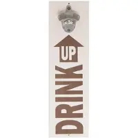 COSY&TRENDY FLESOPENER WANDBORD DRINK UP 40X11.5XH3CM
