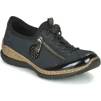 Rieker slippers voor dames, kleur: blauw, EU maat: 37