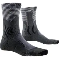 X-socks Fietssokken Bike Race Grey White-Schoenmaat 35 - 38