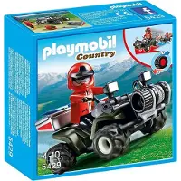 Playmobil Reddingsquad in de bergen / Quad de secours en montagne