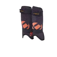 Brabo F3 Shinguard Mesh LW Junior Zwart - Oranje XXS