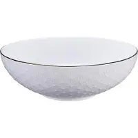 Tokyo Design Studio - Nippon White Gold Rim Bowl 19x5.5cm 780ml Star