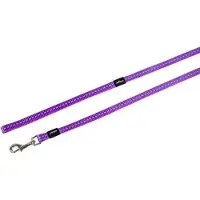 Rogz Nitelife Hondenriem - Paars - 11 mm x 1.8 mtr