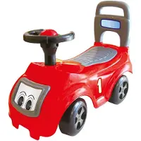 DOLU Sit 'n Ride Rood/Zwart Loopauto