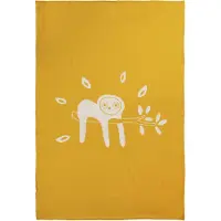 Briljant Baby Jungle Dusk Ledikantdeken - 100x150 - Yellow