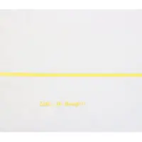 Briljant Baby laken Ssst... Ik Slaap 75x100 cm katoen wit/geel