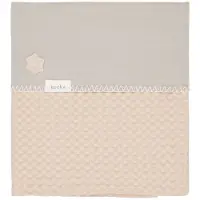 Koeka Deken Ledikant Antwerp Sand/ Misty Grey