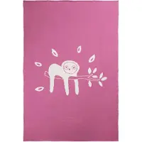 Briljant Baby Ledikantdeken - 100x150 cm - Jungle Dusk Pink