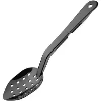Vogue Serveerlepel met gaatjes zwart 27cm