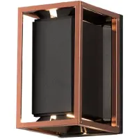 Konstsmide Vale 423-759 Buitenlamp (wand) LED GU10 14 W Zwart, Koper