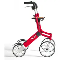 TRUST CARE Let's Go Out rollator - Rood -