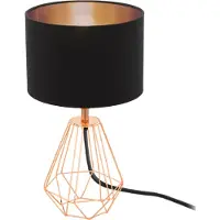 Eglo Carlton 2 Tafellamp - E14 - 30,5 cm - Koper/Zwart