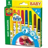 SES Creative My First - Baby Markers 8 Kleuren Multi multi Stift