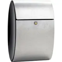 Allux Brievenbus Allux Ellipse - Zilver