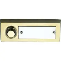 Byron 3334 beldrukker (Kleur: messing)