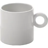Alessi Dressed espressokop 70 ml porselein wit