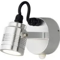 Konstsmide Monza Medium 7941-310 LED-buitenlamp met bewegingsmelder (wand) Energielabel: G (A - G) LED LED vast ingebouwd 3 W Aluminium