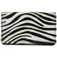 Bear design Overslag Portemonnee met Vachtje Zebra