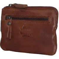 Bear design Sleuteletui met Creditcardvakjes Carrie Cognac