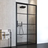 Sealskin Nisdeur SOHO Schuifdeur 120x210 cm 8 mm Helderglas (Rechts schuivend)