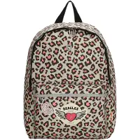 Beagles Leo Rugzak Kinderen - Schooltas voor laptop tot 13,3 inch - Kinderrugzak van Nylon en Polyester met ritssluiting - Grijs