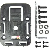 Brodit Pedestal Mount Acc. MoveClip Complete set + schroeven Black