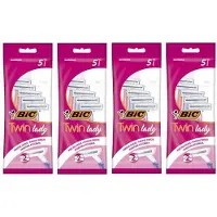 BIC Twin Lady Wegwerpscheermesjes - 20 mesjes (4x5)