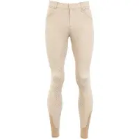 BR Equestrian Equipment Rijbroek Marcus heren siliconen zitvlak 52 Beige